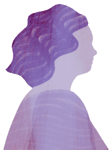 silhouette of a woman going through a hot flash